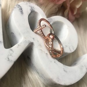 Two Rose Gold Rings